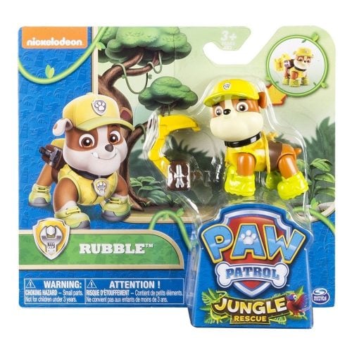 FIGURA PAW PATROL JUNGLE RESCUE RUBBLE FIGURA PAW PATROL JUNGLE RESCUE RUBBLE